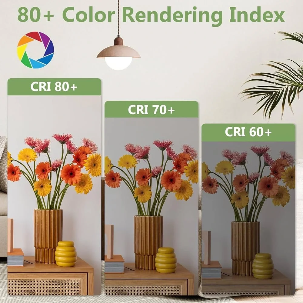 Warm White LED Light Bulbs - Pack of 4